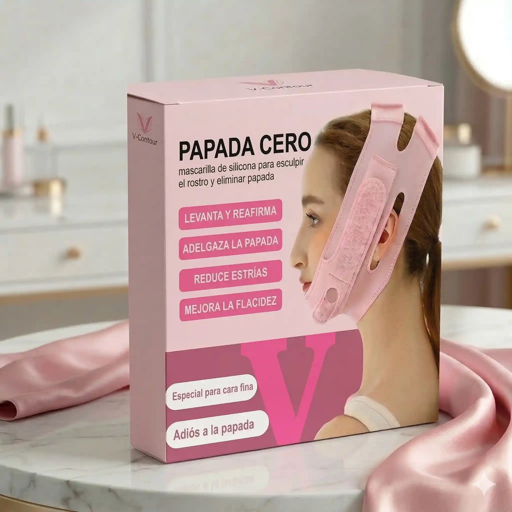 Faja facial Papada Cero V-Contour