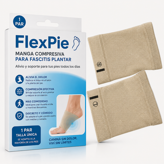 FlexPie - Manga para Fascitis Plantar