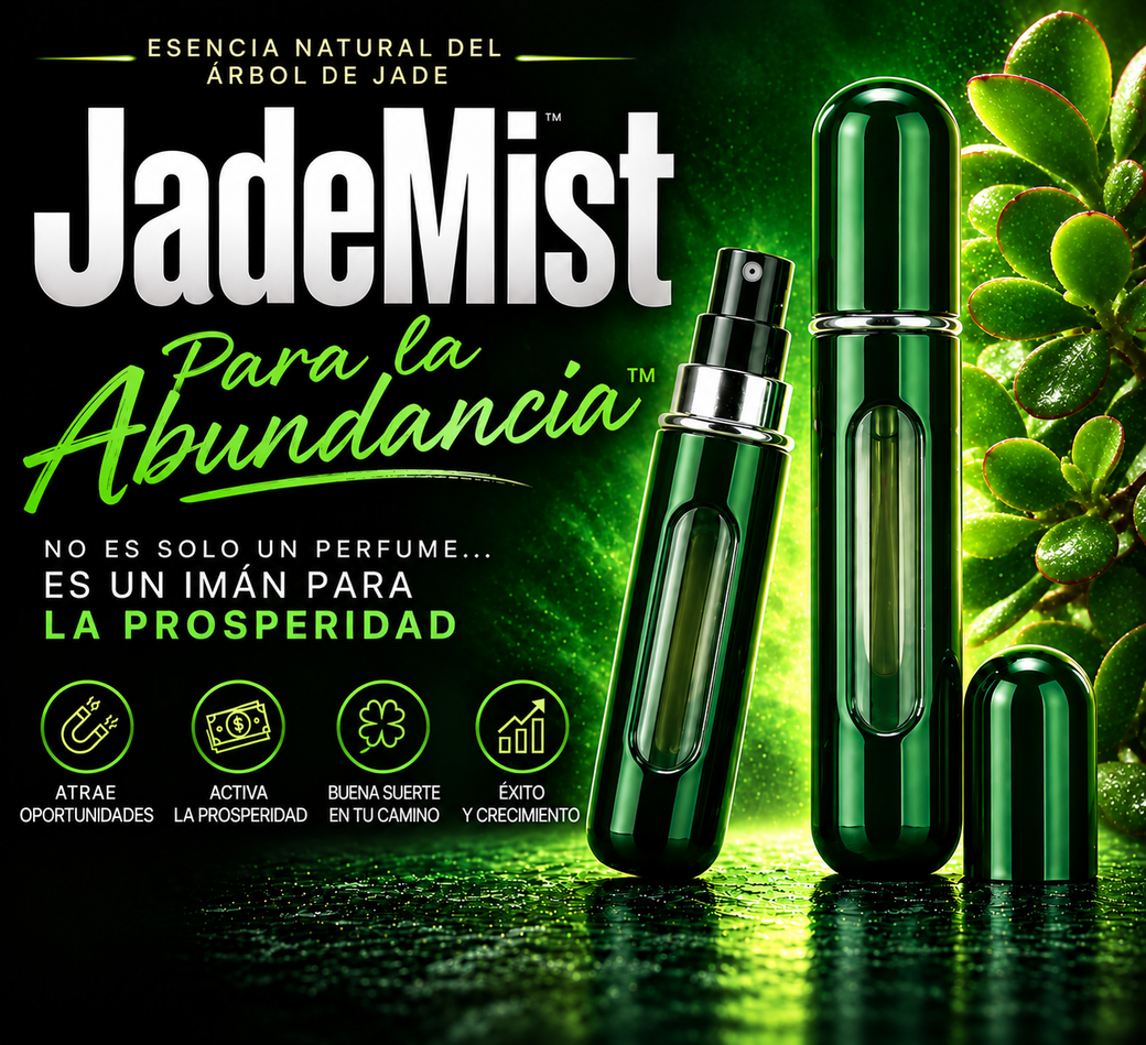 JadeMist Perfume con Esencia de Árbol de Jade para la Abundancia